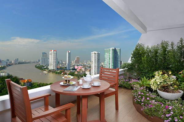 Grand Deluxe Garden River view - Balcony